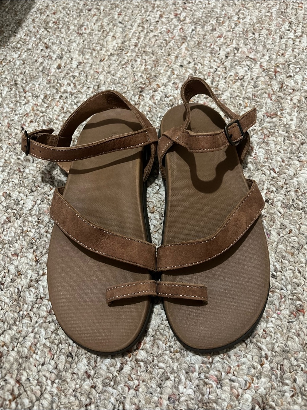 Chaco NWOB Tulip Women's Strappy Toe-Loop Sandals Toffee 9